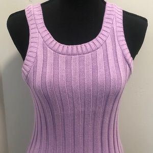 Sweater tank top